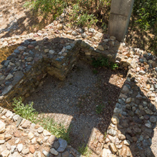 SAMUEL FORTRESS, BULGARIA- SEPTEMBER 6, 2017: Fortress of Bulgarian Tsar Samuel near village of Kliuch, Blagoevgrad region, Bulgaria